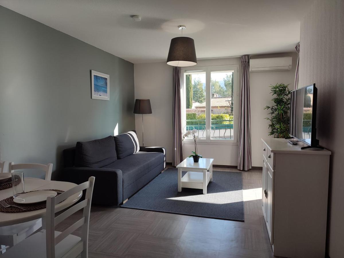 Apartmán Le Romarin - Climatisation Piscine & Parking Prive Gréoux-les-Bains Exteriér fotografie